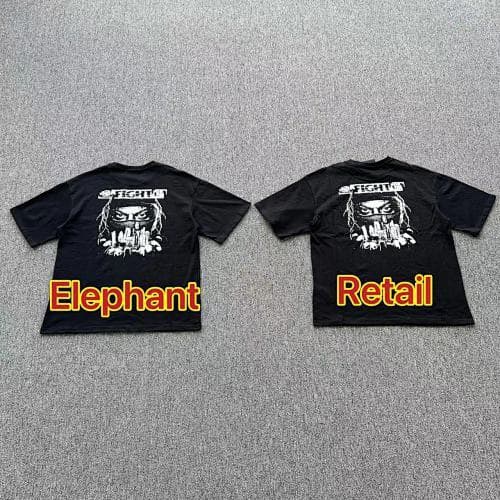 SYNAWORLD LDN-FIGHT-TEE-BLACK 斗争印花短袖 SY-126