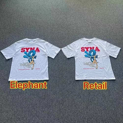 SYNAWORLD PLAYBPY TEE-WHITE 身材S倒影 白色短袖 SY-149