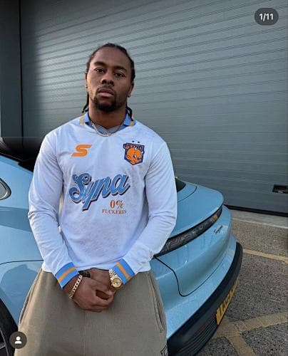 SynaWorld Footy Jersey-White 提花长袖球衣 白色 SY-156