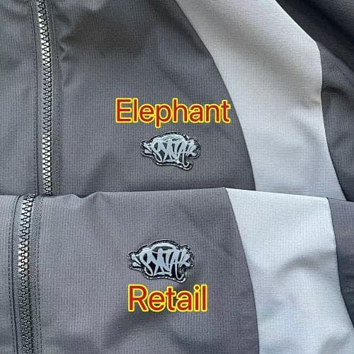 S-World SYNA VORTEX TRACK TOP-Black/Grey 黑拼灰色 拼接夹克SY-173