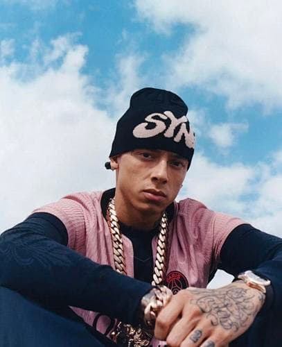 SYNARCHY-REV-BEANIE-BLACK ROSE GOLD 玫瑰金粉提花 双面羊毛冷帽 SY-177